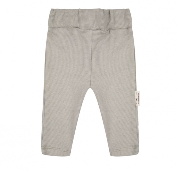 legging junior cotton ribbed grey size 0-1 month