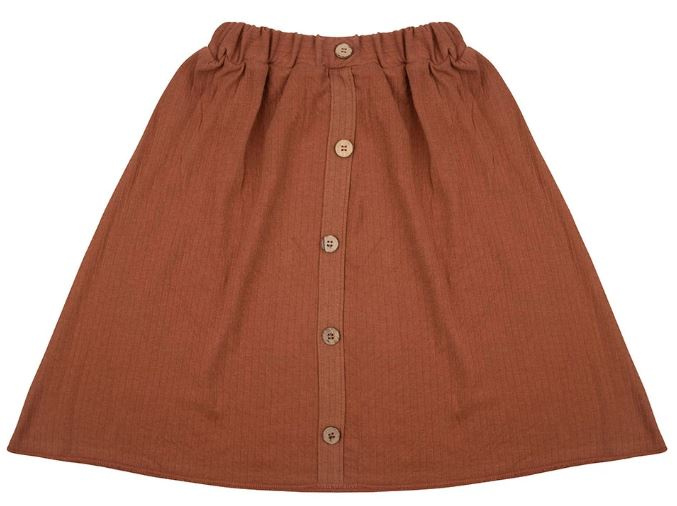 skirt Amber Brown girls cotton brown size 98