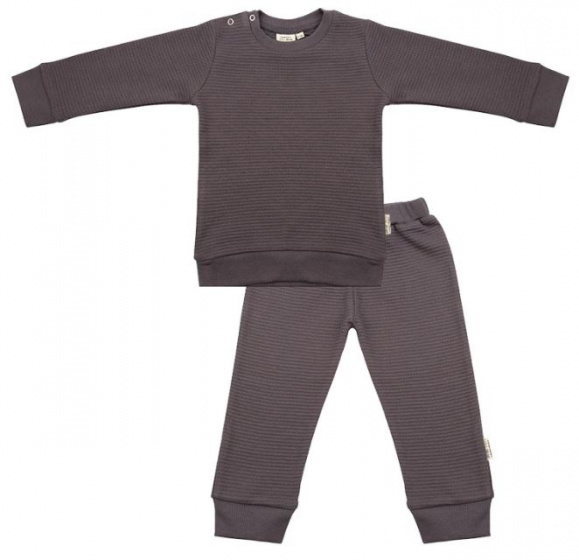 pavement cotton junior grey pyjamas mt 0-3