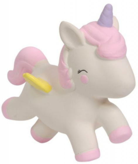 A Little Lovely Company bijtspeeltje Eenhoorn meisjes 11,7 cm rubber wit A Little Lovely Company bijtspeeltje Eenhoorn meisjes 11,7 cm rubber wit