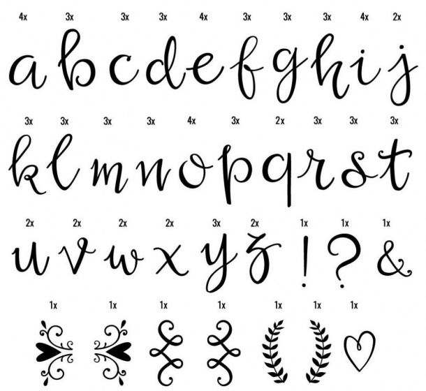 A Little Lovely Company lightbox letterset junior 6,5 cm zwart 85 delig