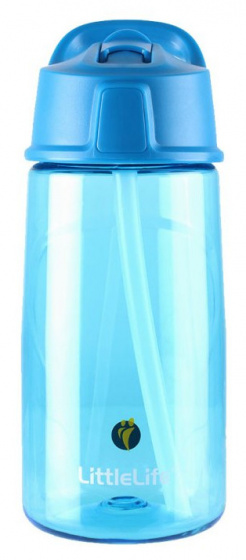 Littlelife drinkfles flip top junior 550 ml polyester blauw