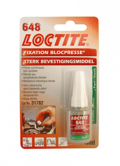 Loctite borgmiddel sterk 648 grijs 5 ml