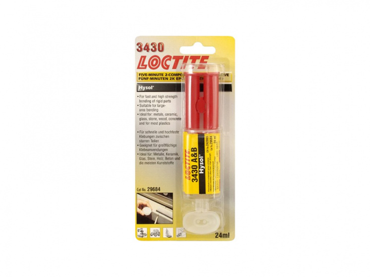 Loctite epoxylijm 3430 rood/geel 24ml