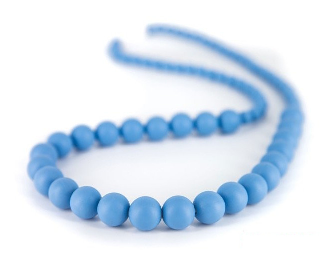 bite chain Marshmellow 75/7 cm silicone blue