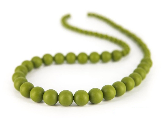 bite chain Marshmellow 75/7 cm silicone green