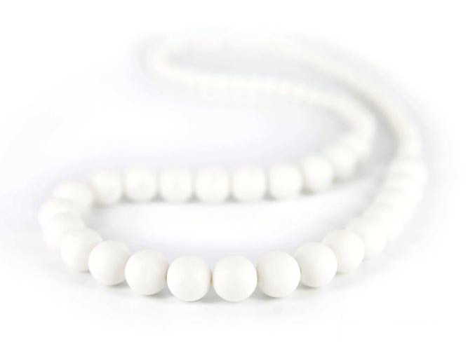 bite chain Marshmellow 75/7 cm silicone white