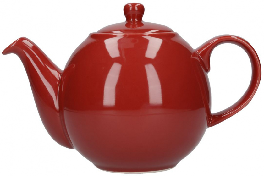 London Pottery čajník 900 ml keramický červený