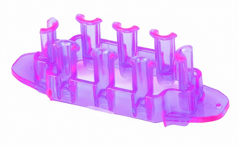 TOM loombord mini junior rubber 8 x 2,5 x 2,5 cm paars