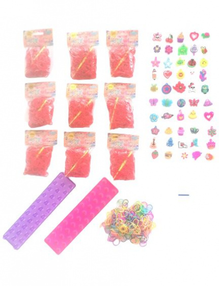 Loom Twister loombandsset met geur junior rood 3100 delig