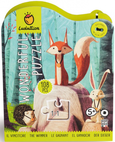Ludattica legpuzzel wonderful puzzle the winner 108 stukjes