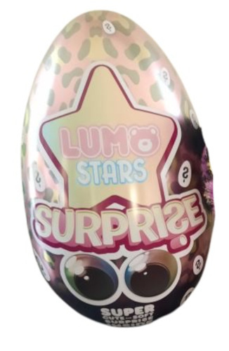 Lumo Stars knuffel 12,6 cm pluche groen 2 delig