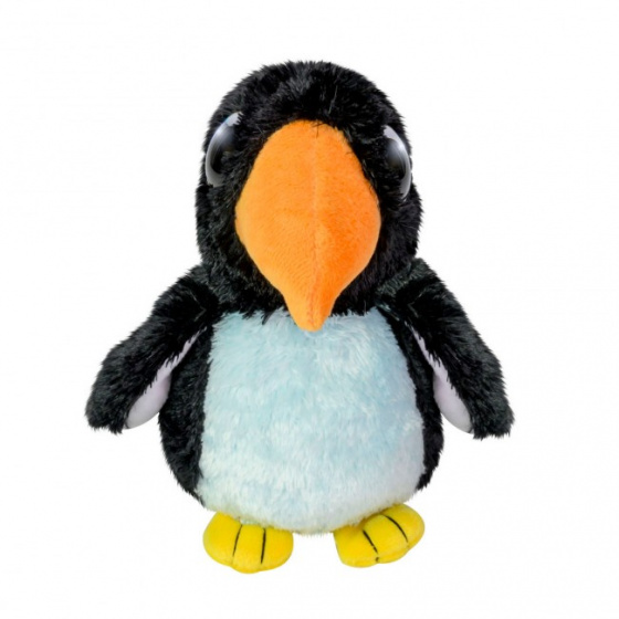 Lumo Stars knuffel crow corpy junior 15 cm pluche zwart