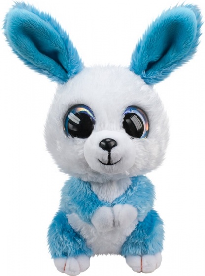 cuddly toy Lumo Bunny Ice blue/white 24 cm