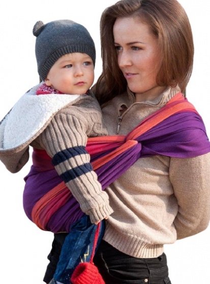 sling 4Purple Love,6 meter cotton/bamboo size L