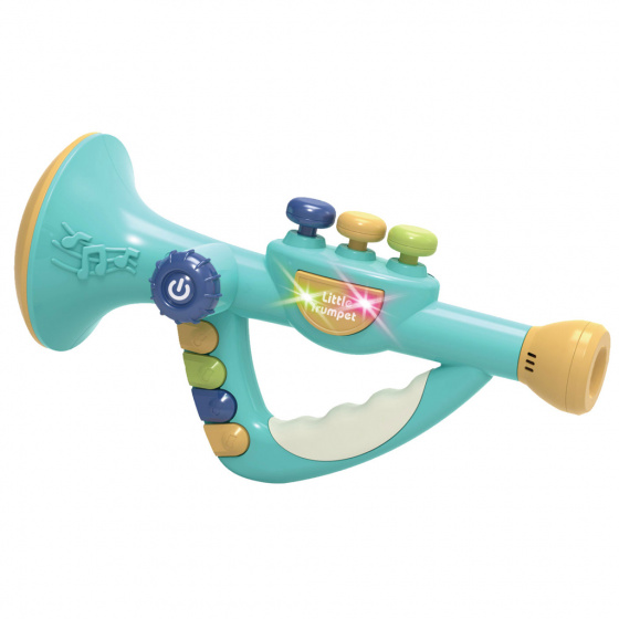 Luna kindertrompet blauw