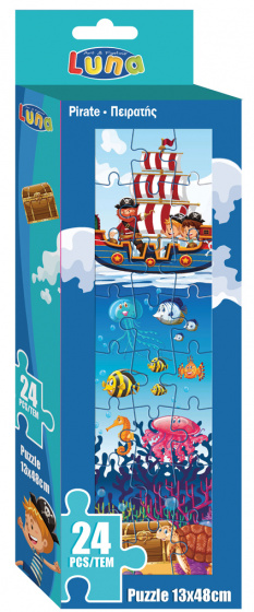 Luna legpuzzel piraten junior 24 stukjes