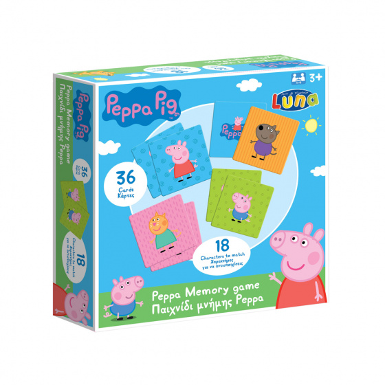 Luna memoryspel peppa pig junior 36 delig
