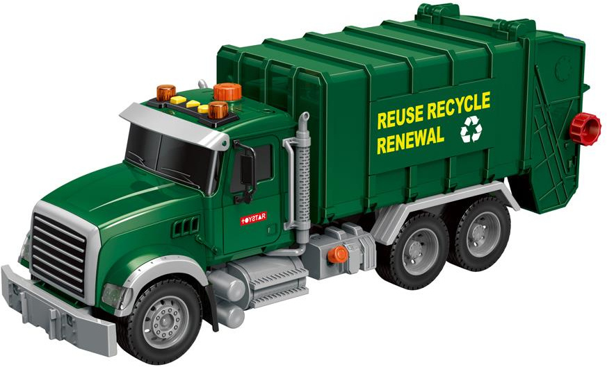 Luna smetiarske auto Mega Truck junior 38 x 14 cm trecia zelená