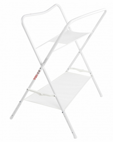 bath stand steel white