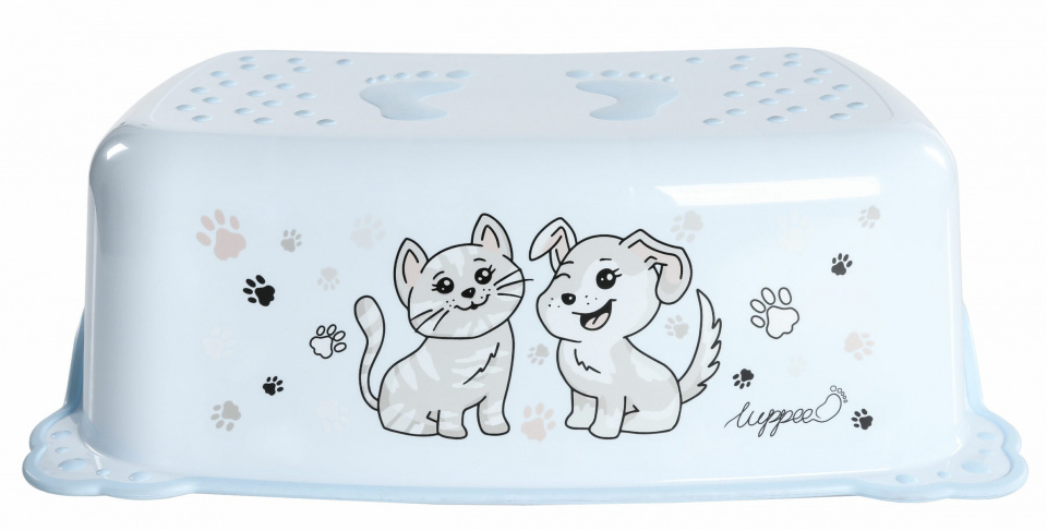 toilet stool junior 41 x 28,5 cm light blue