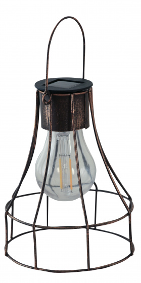 Luxform hanglamp Dortmund solar 13 x 16 cm staal koper Luxform hanglamp Dortmund solar 13 x 16 cm staal koper