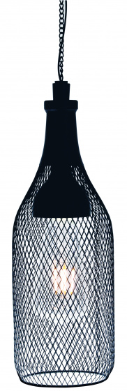 Luxform hanglamp Flamenco solar 11 x 32 cm staal zwart Luxform hanglamp Flamenco solar 11 x 32 cm staal zwart