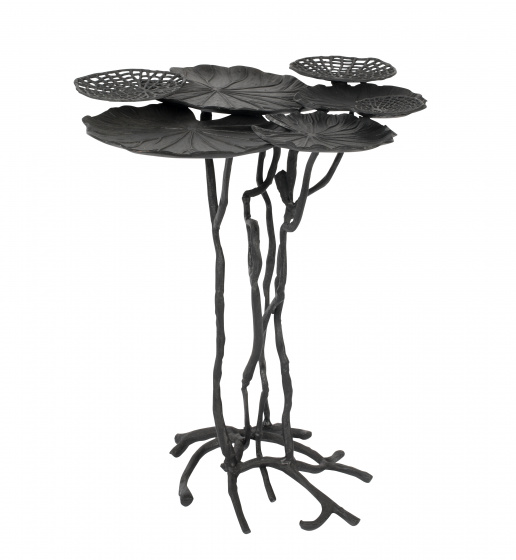 Feliz Lifestyle príručný stolík Lily Multi 60 x 57 x 65 cm hliník čierny