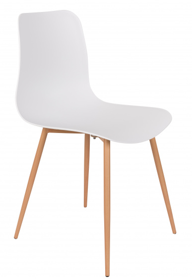 Feliz Lifestyle eetkamerstoel Leon 49 x 79,5 cm hout/polypropyleen wit Feliz Lifestyle eetkamerstoel Leon 49 x 79,5 cm hout/polypropyleen wit