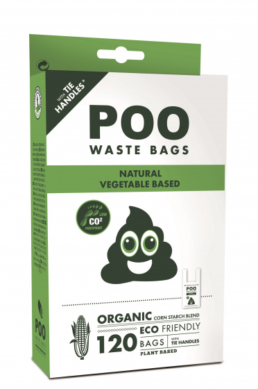 dog poop bags Poo Dog Waste vegan odorless 120 pieces
