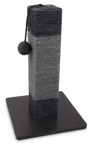 M-Pets škrabadlo Ipala 30 x 46 cm sisal/juta čierna/sivá