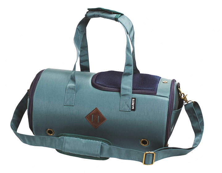 M-Pets taška cez rameno psy 43 x 17 x 20 cm teflónová modrá