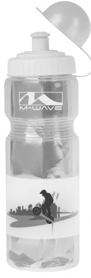 M-Wave Bidon Thermo PBO 400 ISO Biela / Transparentná