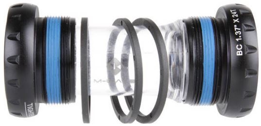 M-Wave stredová konzola Sram BSA 68/73 x 41 mm čierna / priehľadná