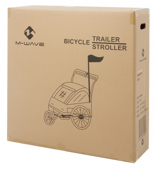 M-Wave M wave carry all 3 in 1 20 inch unisex geel