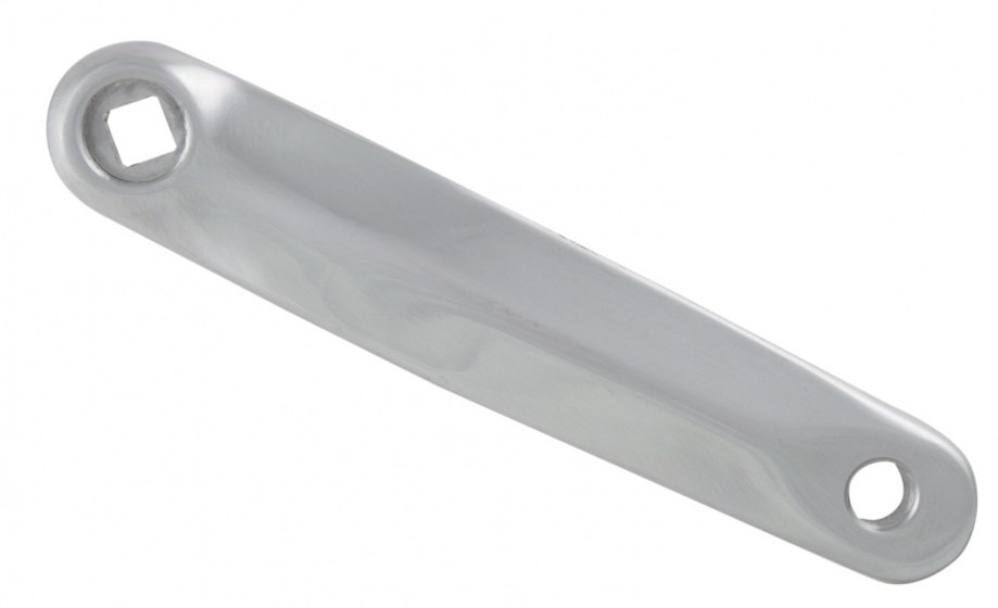 M-Wave Kľuka hliníková široká ľavá 170 mm strieborná
