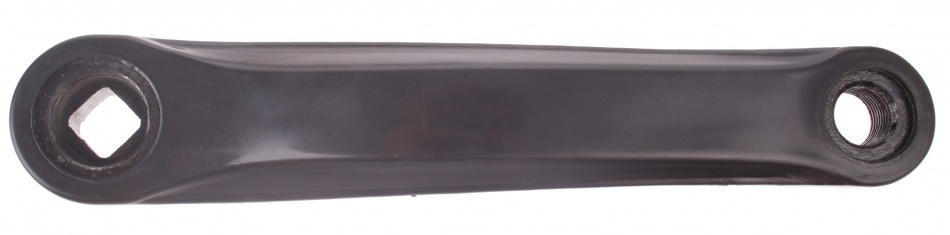 M-Wave Kryt kľuky s oceľou 170 mm ľavý čierny