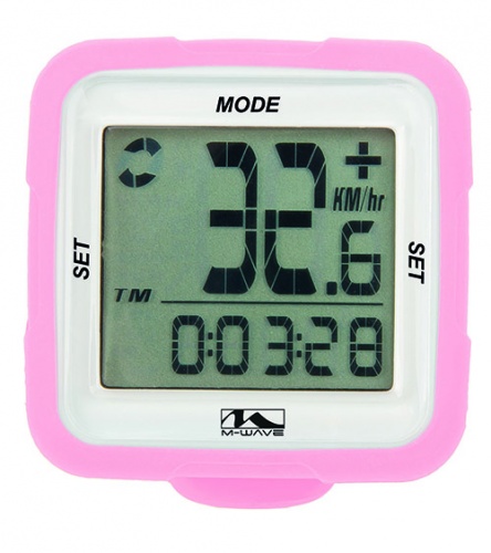 M-Wave Cycling XIV Silicon 14 funkcí Wireless Pink