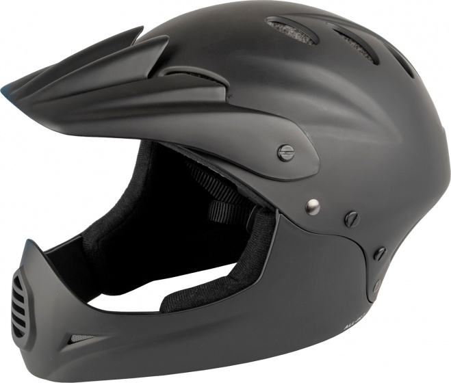 fietshelm downhill unisex abs matzwart maat 58-61 cm/l fietshelm downhill unisex abs matzwart maat 58-61 cm/l