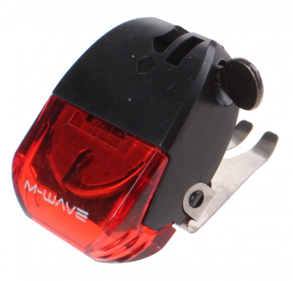 M-Wave brzdové svetlo helios led batéria 4 cm čierna/červená