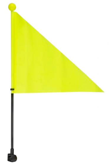 M-Wave M wave veiligheidsvlag 38 cm geel