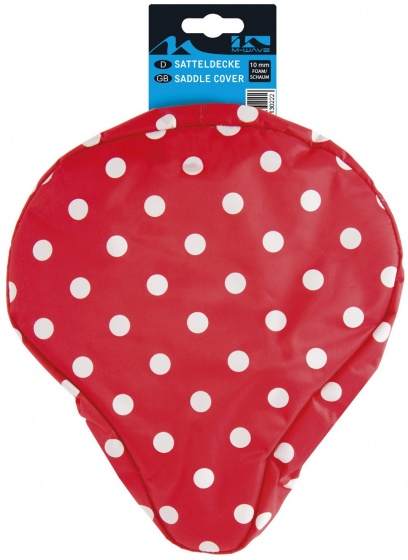 M-Wave M wave zadeldek ladybird rood wit