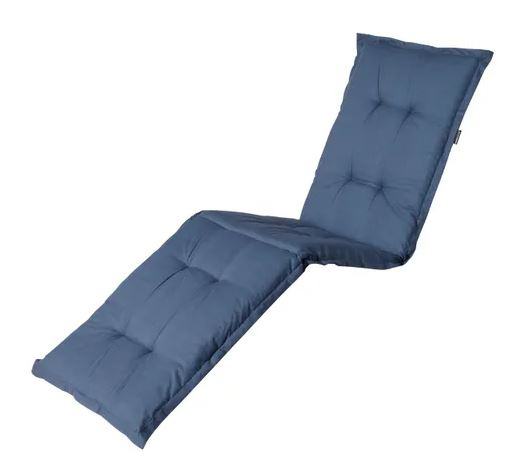 Madison vankúš na opaľovanie Basic 195 x 55 cm bavlna/polyester modrý