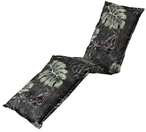 Madison vankúš na opaľovanie Elvira 200 x 65 cm bavlna/polyester čierny