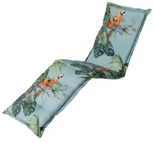 Madison vankúš na opaľovanie Riff 200 x 65 cm bavlna/polyester modrý