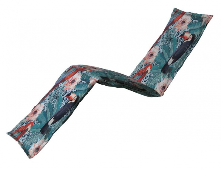 Madison podsedák na ležadlo Rio 200 x 60 cm bavlna/polyester modrý