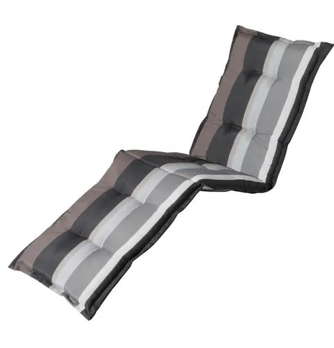 Madison vankúš na opaľovanie Stripe 200 x 65 cm bavlna/polyester sivá