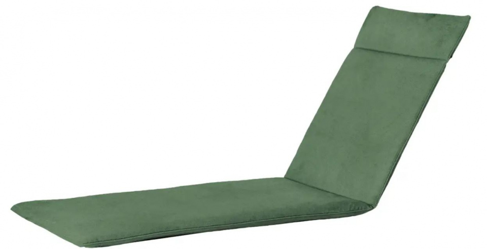 Madison podsedák na ležadlo Velvet 190 x 60 x 7 cm bavlna zelená