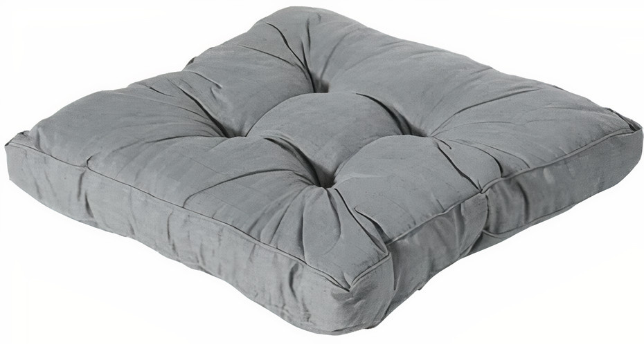 Madison podsedák Florance Basic 60 x 60 cm bavlna sivá