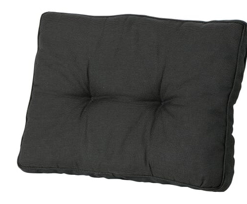 Madison rugkussen Florance Rib 43 x 60 cm dralon zwart Madison rugkussen Florance Rib 43 x 60 cm dralon zwart